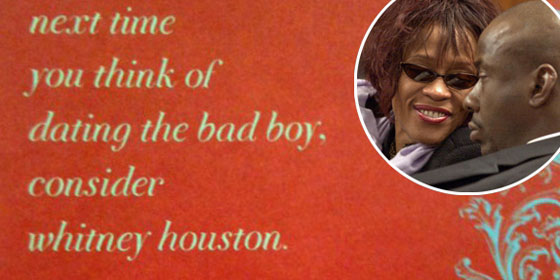 Target Card, Whitney Houston, Bobby Brown Target Card, Whitney Houston, Bobby Brown